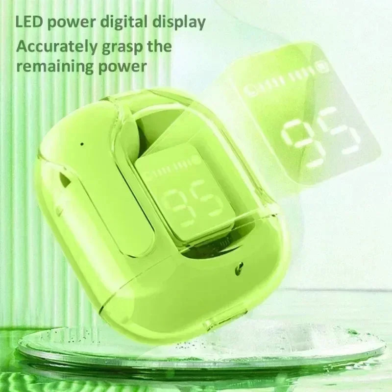 T2 TWS Wireless Headphones LED Power Earphones Digital Display Headset Stereo Sound Bluetooth-compatible 5.3 for Xiaomi Lenovo