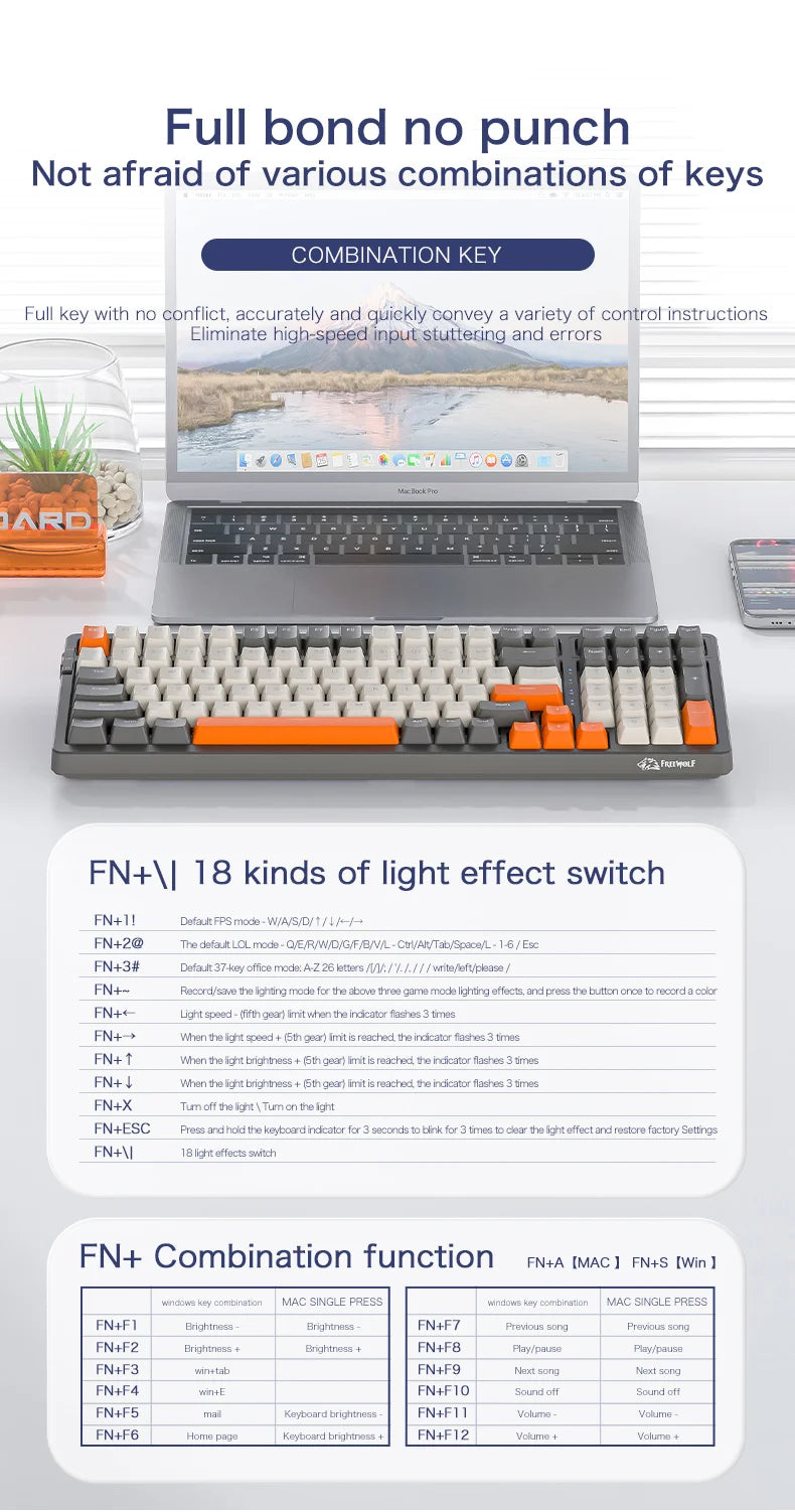 K8 100 Key Wireless Mechanical Keyboard Tri-mode Connection,Full Key Hot Swap,lighting Effects,Gasket Muffler Structure, Laptops