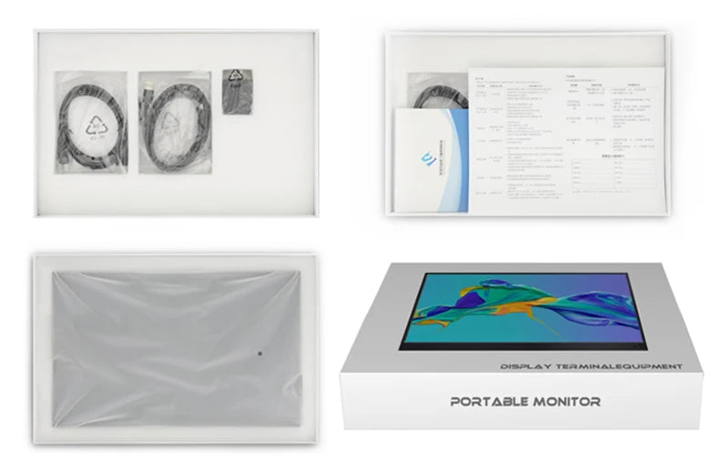 14/15.6 inch 1080p FHD Portable Monitor Touch Screen Dual Speakers HDR IPS 100%sRGB Gaming Display for Laptop Xbox PS4/5 Switch