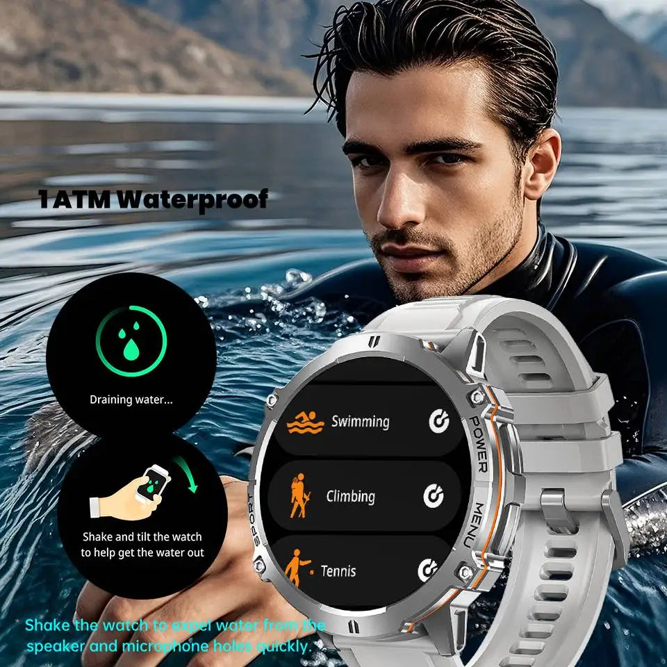 Leadoys X3 Smartwatch Outdoor Sports Swimming Watch 10m Waterproof GPS on Dafit APP 200+ Watch Face Reloj Hombre 100Days Standby