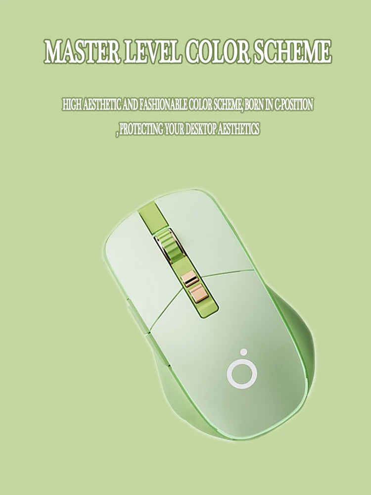 New USB Wired Mouse Ergonomic RGB Backlit Green Mice Silent Optical Girl Gamer Mause for gaming office desktop computer notebook