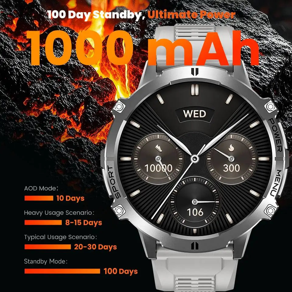 Leadoys X3 Smartwatch Outdoor Sports Swimming Watch 10m Waterproof GPS on Dafit APP 200+ Watch Face Reloj Hombre 100Days Standby