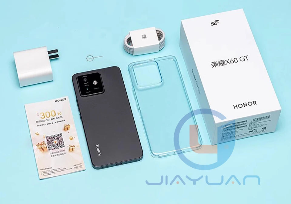 Original HONOR X60 GT 5G Mobile Phone 6.7" AMOLED Display Snapdragon 8+ Gen 1 Battery 6300mAh 80W Charging GMS Smartphone