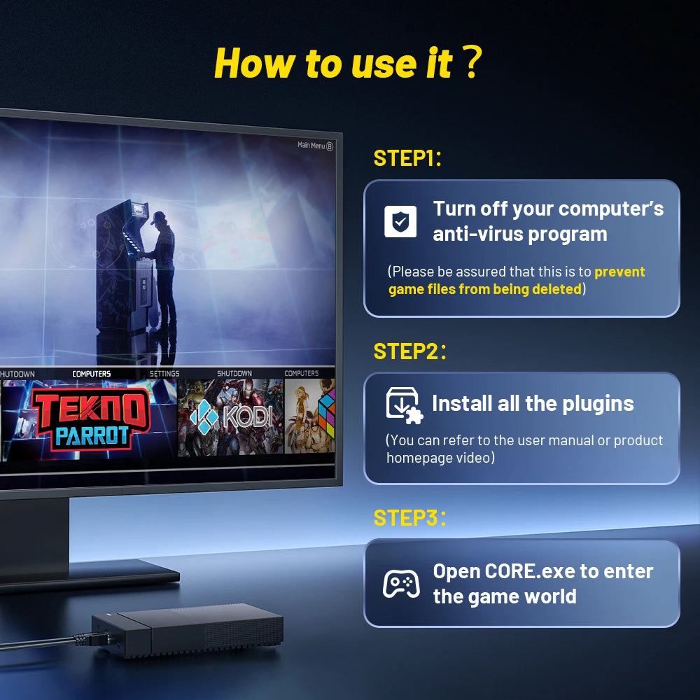 4TB Gaming HDD 75000+ Retro Vidoe Game WIIth Hyperspin Retrobat Launchbox  Playnite WIIth  For PS5/PS4/PS3/PS2/PSP/DC