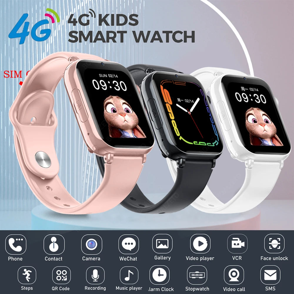For Xiaomi Kids Smart Watch 5G GPS Location Video Call Sim Card Child Camera Waterproof Upgrade SOS For Boys Girls