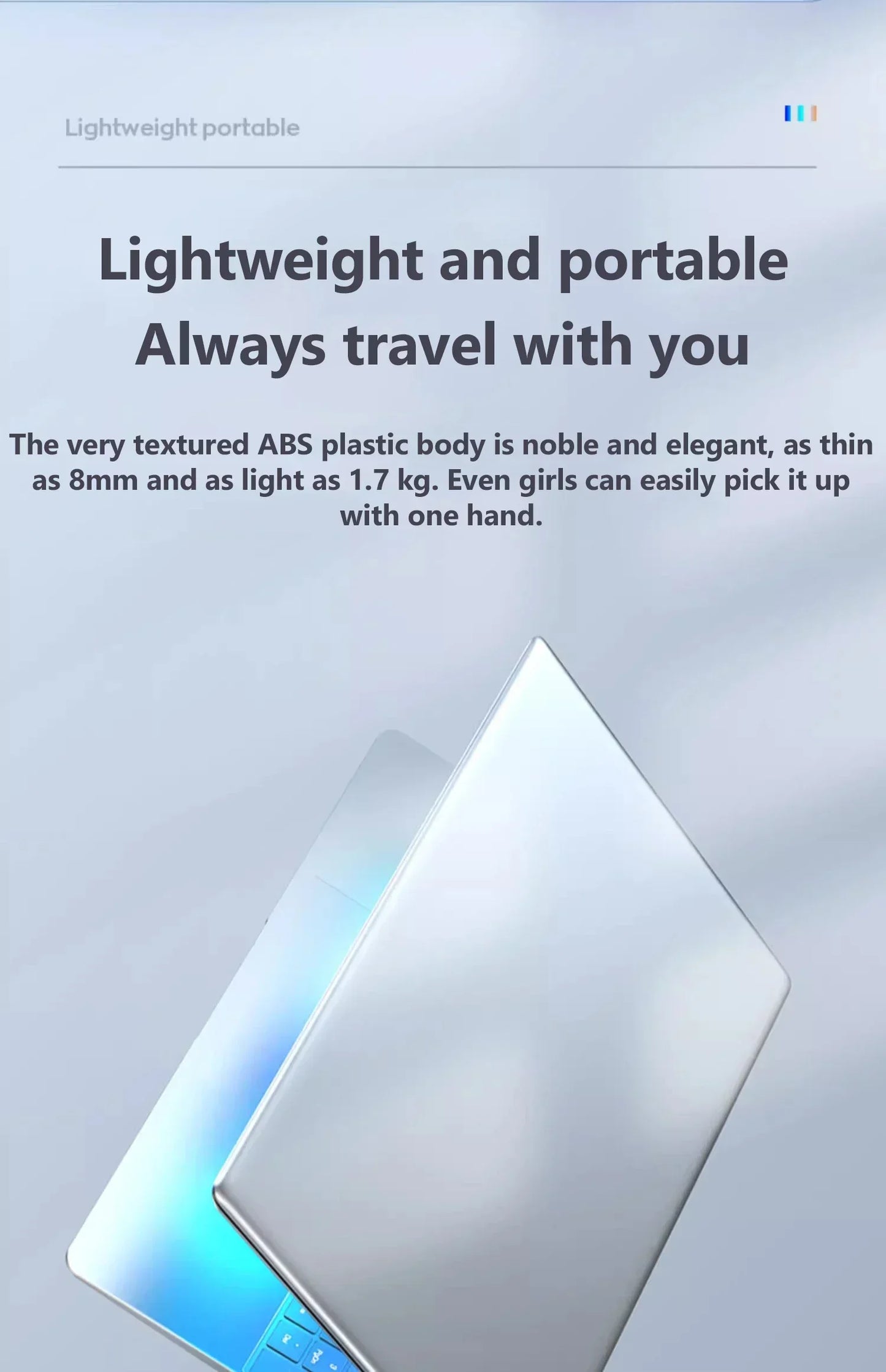 AKPAD 15.6-Inch IPS Display Laptop 16GB RAM 2TB SSD Intel Celeron 11th Gen N5095  Windows 11 Pro - Portable Office Notebook PC