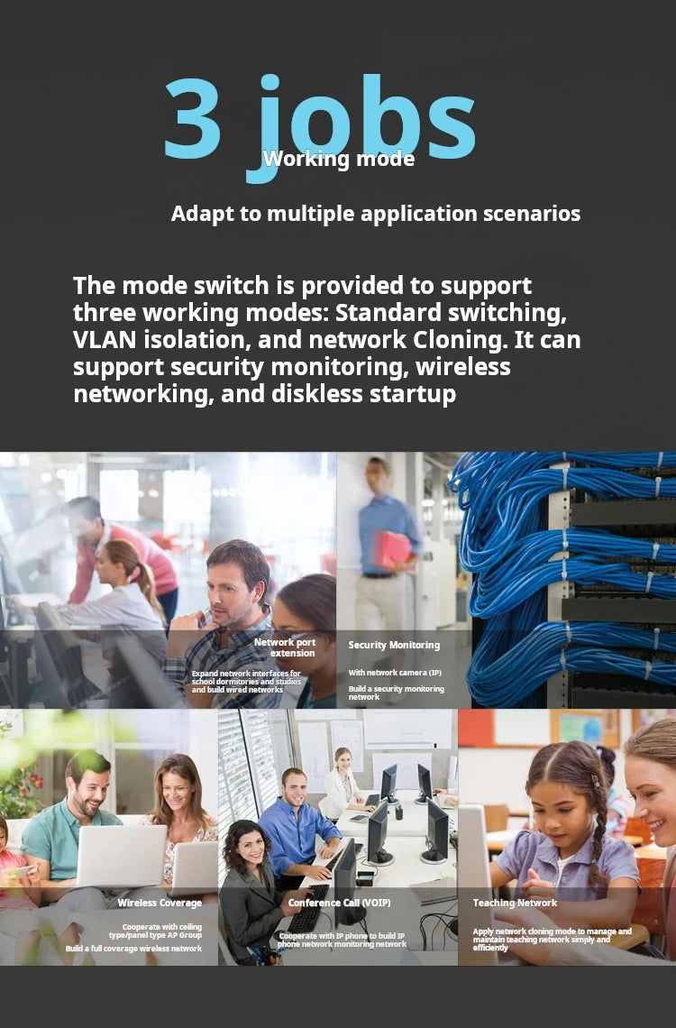 TP-LINK Full-gigabit Network Monitoring 24-port Switch 1000M Network Cable LAN Splitter Ethernet HUB TL-SG1024DT