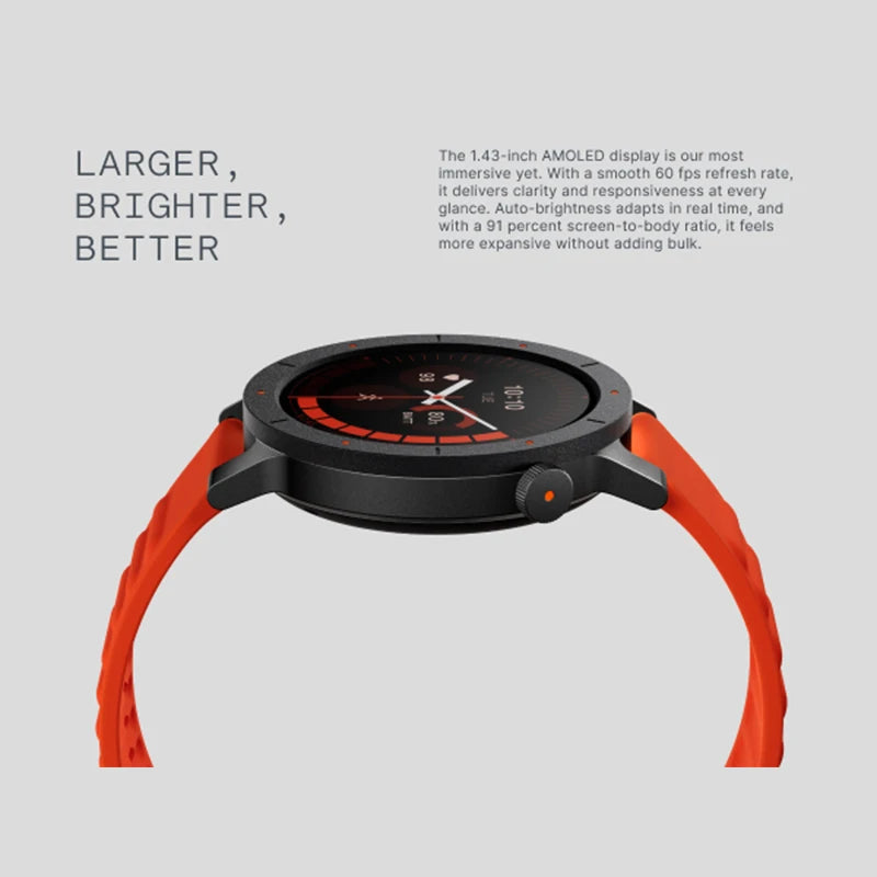 Global Version Nothing CMF Watch 3 Pro 1.43"AMOLED Dual-Band GPS Bluetooth Call smartwatch 131 Sports modes Blood Oxygen Monitor