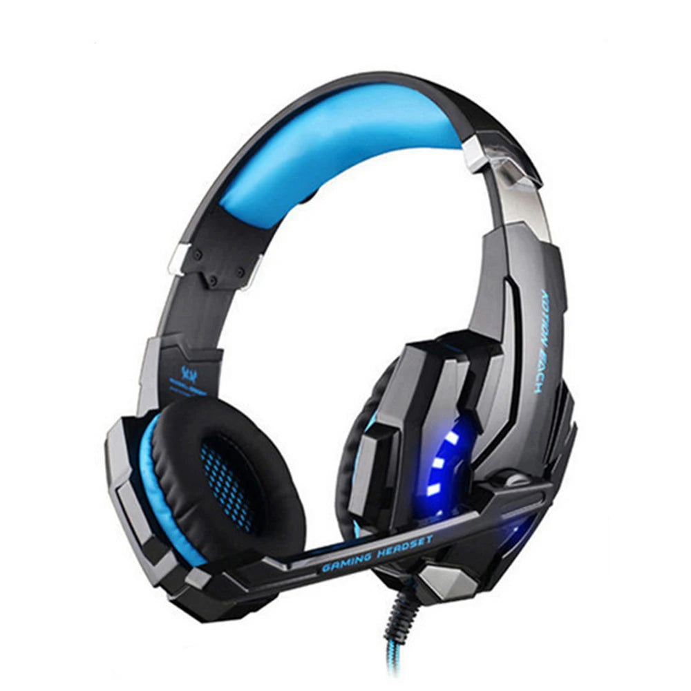 Combination G2000 Gaming Headphones with Microphone Stereo Led Headset + Gaming Mouse for PC Gamer PS4 Notebook Laptop Xbox One