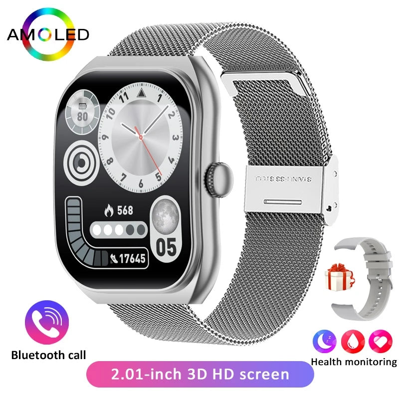 2025 New For Xiaomi Smart Watch Women Heart Rate Health Monitoring Voice Assistant BT Calling IP68 Waterproof Sports Smartwatch