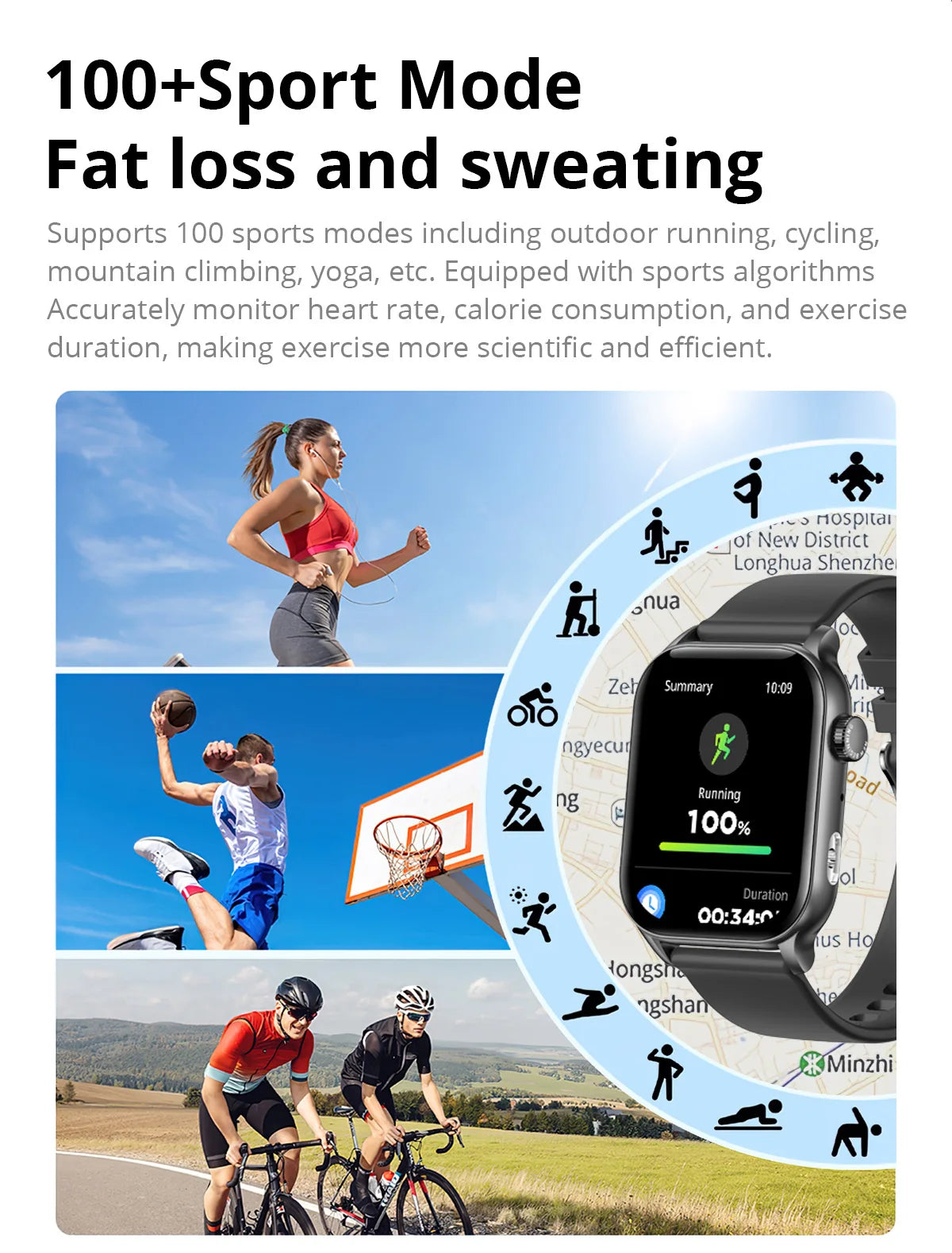 COLMI P78 AMOLED Smartwatch 1.95'' Display with Flashlight & Voice Calling 100+ Sports Mode Health Monitor Men Women Smart Watch