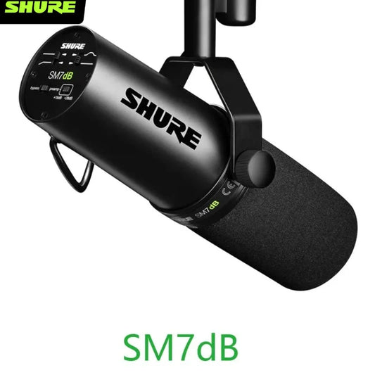Shure SM7dB 7DB professional podcast microphone, built-in+28dB preamplifier, with optional frequency response dynamic microphone