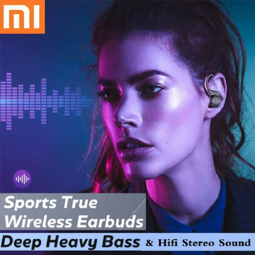 Xiaomi Mijia Wireless Bluetooth Headphones Outdoor Sport Headset 5.0 With Charging Bin Display Touch Control Earbuds Original