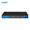 EWIND Gigabit POE Switch 16/48 Ports 10/100/1000Mbps Full Gigabit Ethernet Switch Unmanagement AI Smart Switch outdoor home NVR