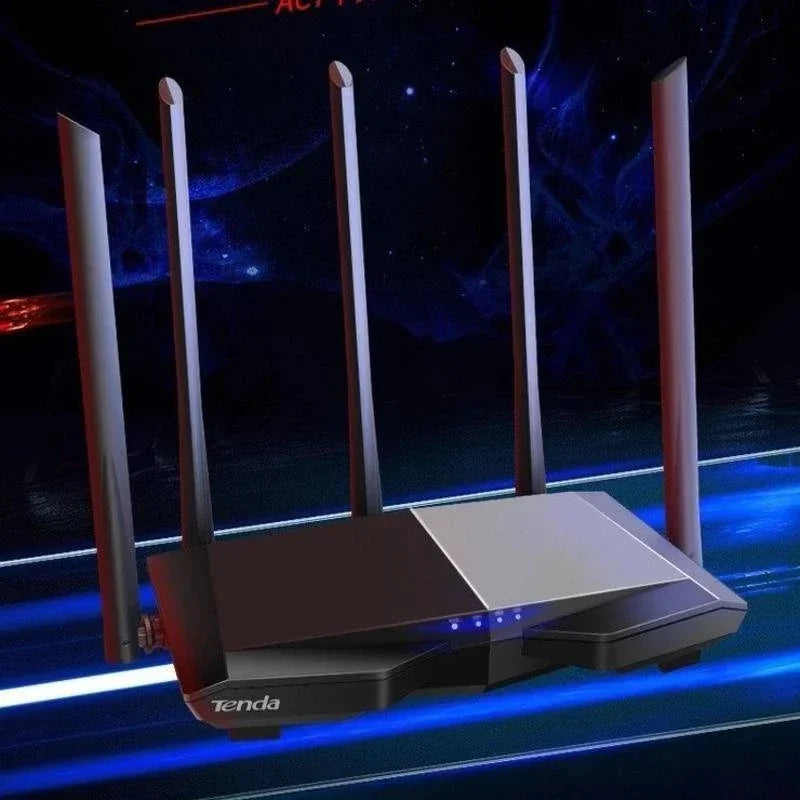 Tengda AC7 wireless router 100M port dual band home "big apartment" and "multi device" fiber optic 5G WiFi wall through "Chinese