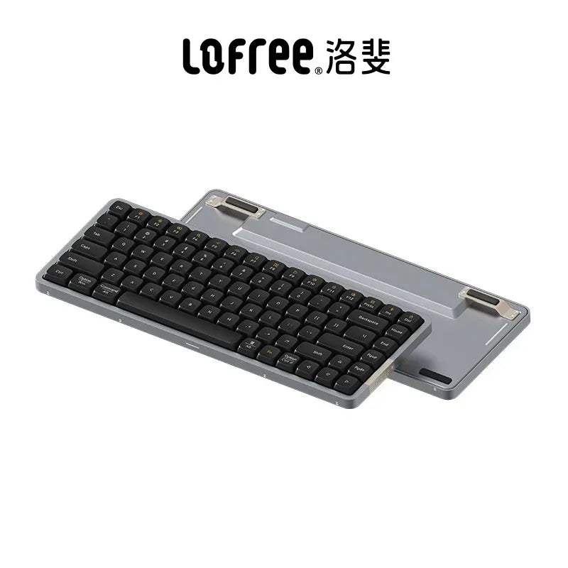Lofree Flow Series Low-Profile Wireless Mechanical Keyboard Aluminum Gasket 2-Mode Bluetooth Wired Type-c Office Portable Typing