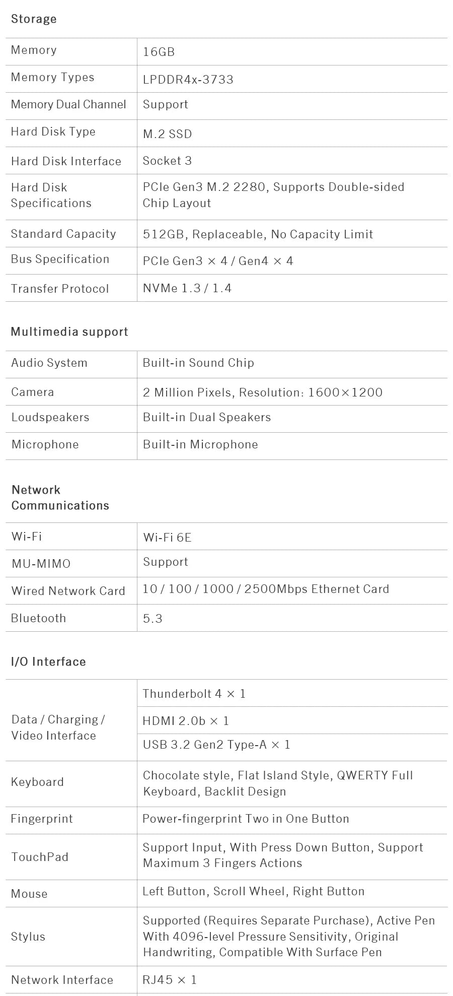 GPD Pocket 3 Intel i3 1125G4 RAM 16GB Memory 512GB SSD Hard Disk Windows 11 Home Portable Laptop Notebook Mini PC Touch Screen