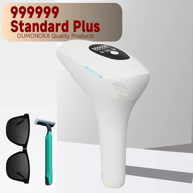 IPL Hair Removal Device 999999 Flashes Painless Laser Epilator for Women Permanent Hair Removal Home Use Body Bikini Face