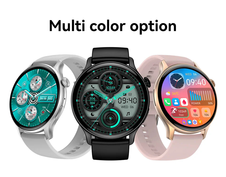 2025 Xiaomi New Real AMOLED HD Smartwatch Ladies Health Monitoring AI Voice Bluetooth Call Smart Watch