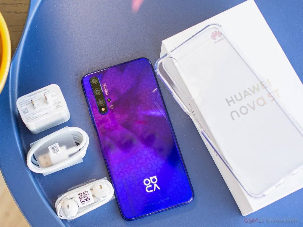 Global Version,HUAWEI-Nova 5T,Smartphone Android,6.26 inch,256GB ROM,Google Play Store,Mobile phones,48MP,4G Network,Cellphones