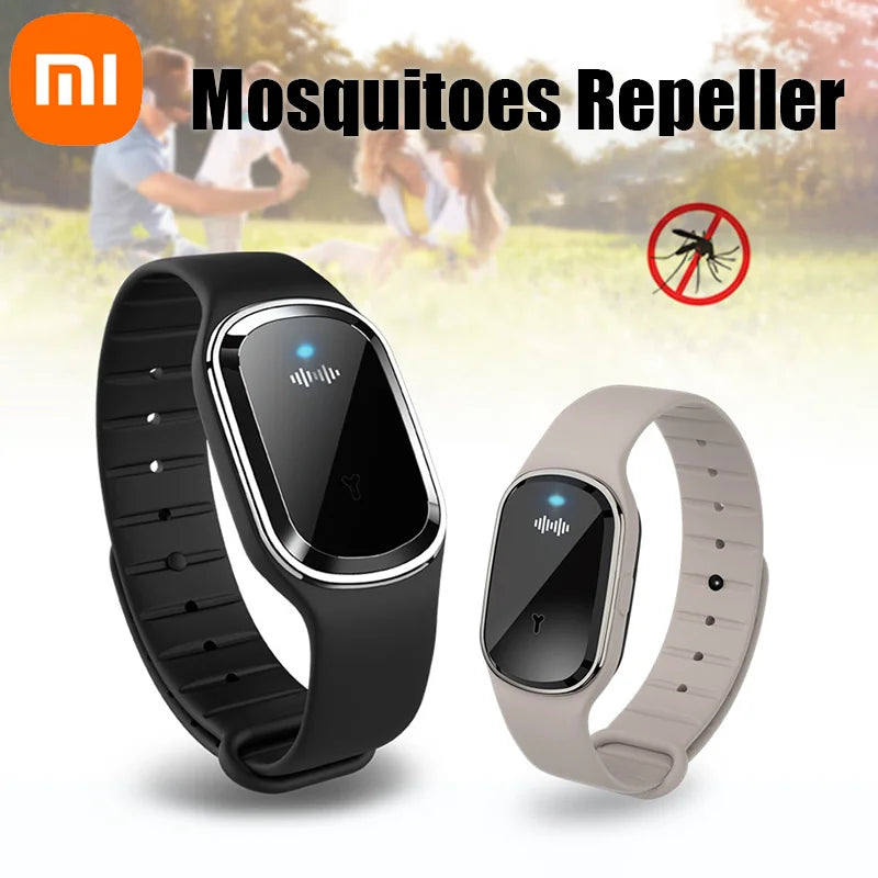 Xiaomi Ultrasonic High-Tech Mosquitoes Repeller Bracelet Wristband Waterproof Bracelet Outdoor Anti Mosquitoes Bite Wristband ﻿