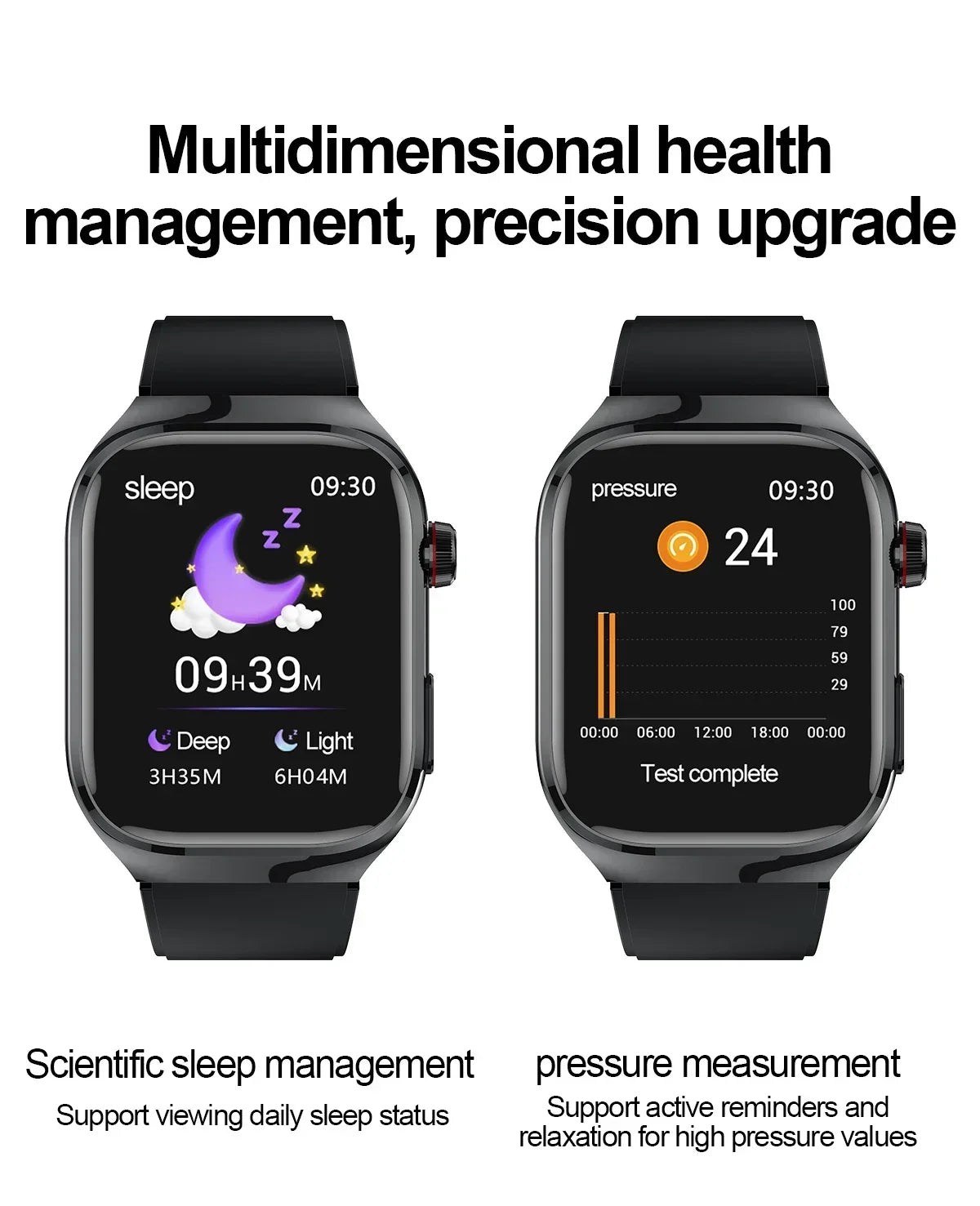 Xiaomi Blood Pressure Uric Acid Body Fat Smartwatch Micro Physical Examination Organ Health Watches Bluetooth Call Smart Watch