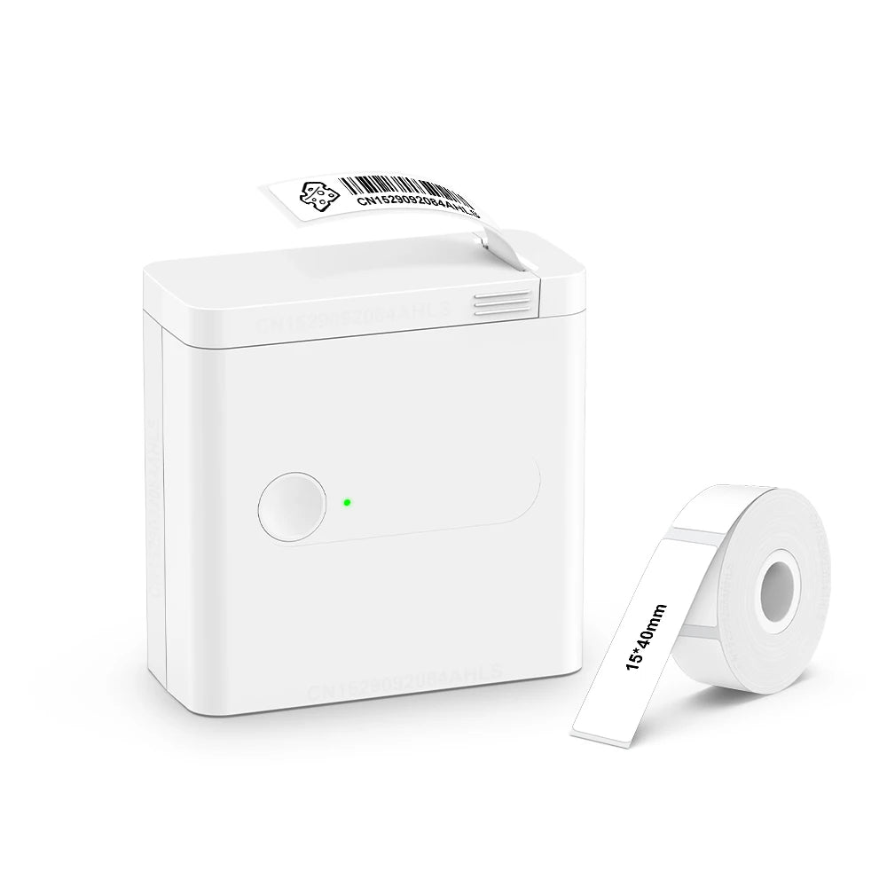 Portable Mini Label Printer D12 Bluetooth Inkless Thermal Printer Connect Phone Edit Printing Self Adhesive Sticker Labeller