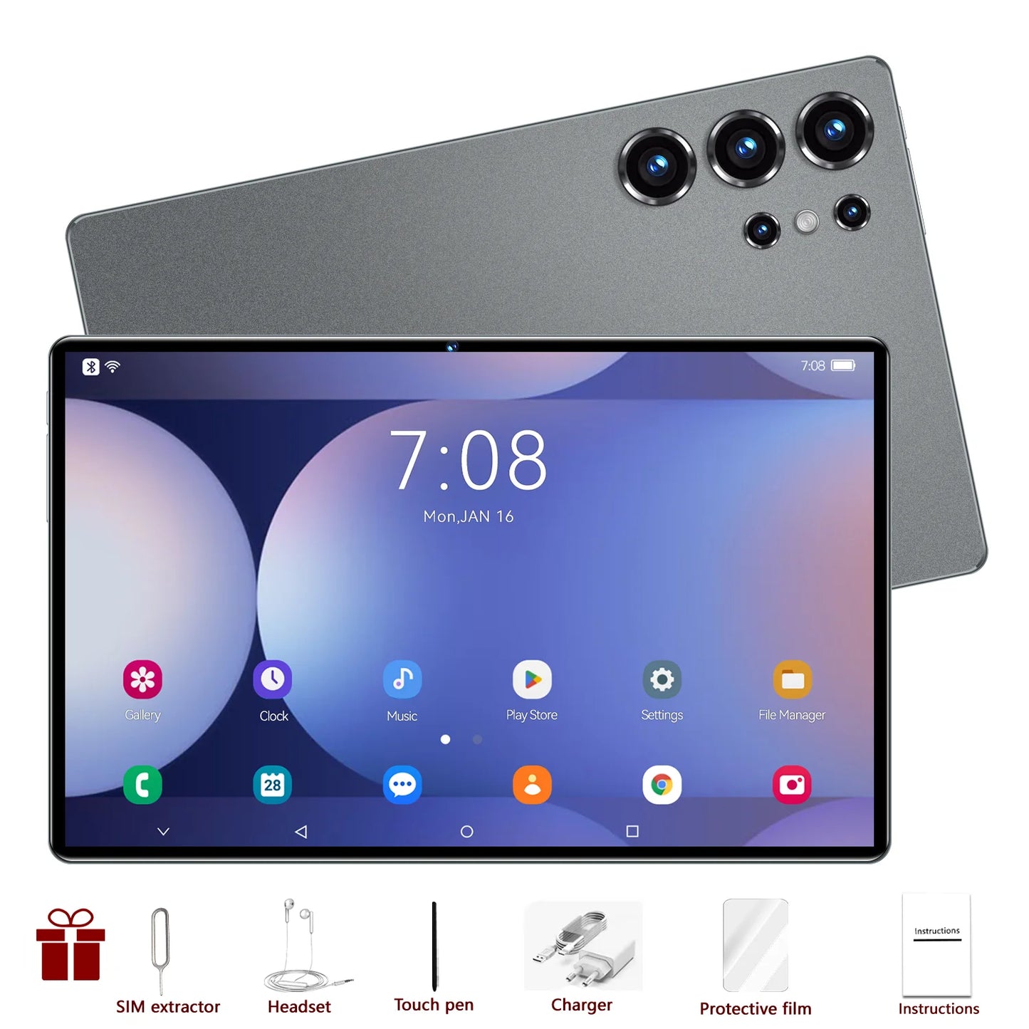 2025 S25 UItra Tablet 22GB+2T Tablet PC Android 15 Snapdragon 8 Gen3 Tablette Original Global Version 5G Dual SIM Card WiFi