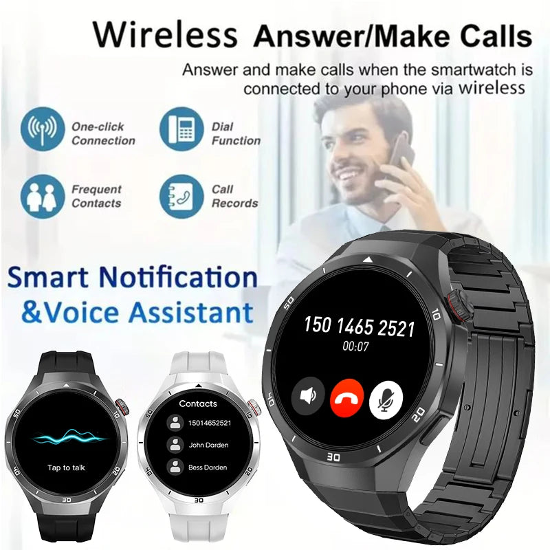 For HUAWEI GT 5 Pro 2025 New SmartWatches 32Gb Memory MP3&MP4 APP Download AGPS Navigation map Bluetooth call NFC SmartBracelet
