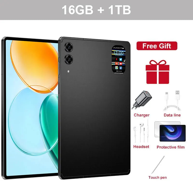 2025 Pad 7s Pro Tablet 10.1 inch Android 15 16GB+1TB 10000mAh Battery Tablets PC Global Version 5G WIFI Dual SIM Tab For Kids