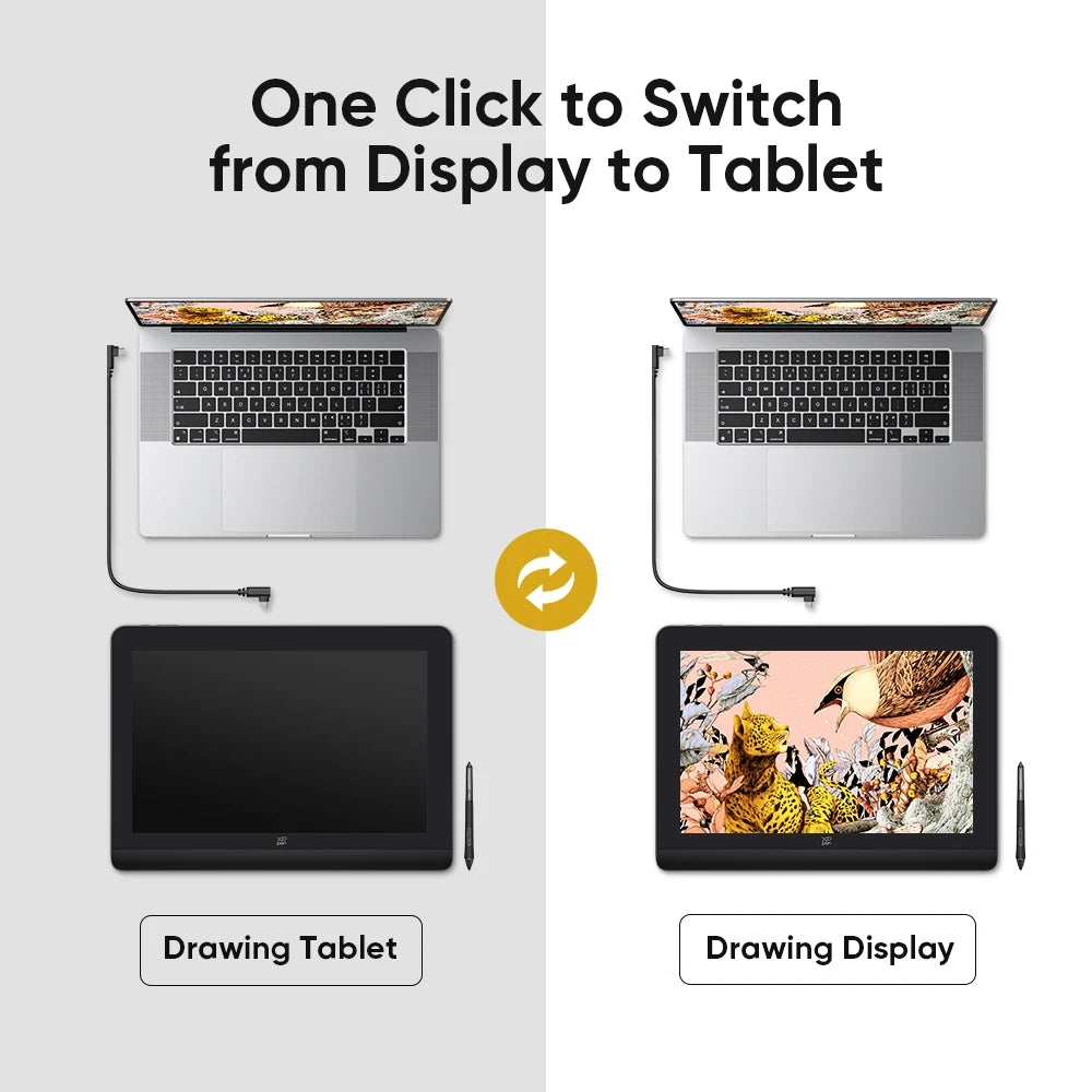 XPPen Artist Pro 16 (Gen 2) Graphics Tablet Monitor 16-inch Drawing Display 16K Pressure Levels 2.5K Resolution Windows Android