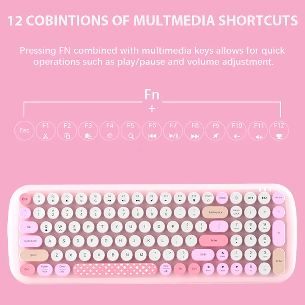 Mofii Wireless Keyboard And Mouse For PC 2.4Ghz Multi Device Keyboard Mouse Comb For Notebook Laptop Computer Keyboard Set