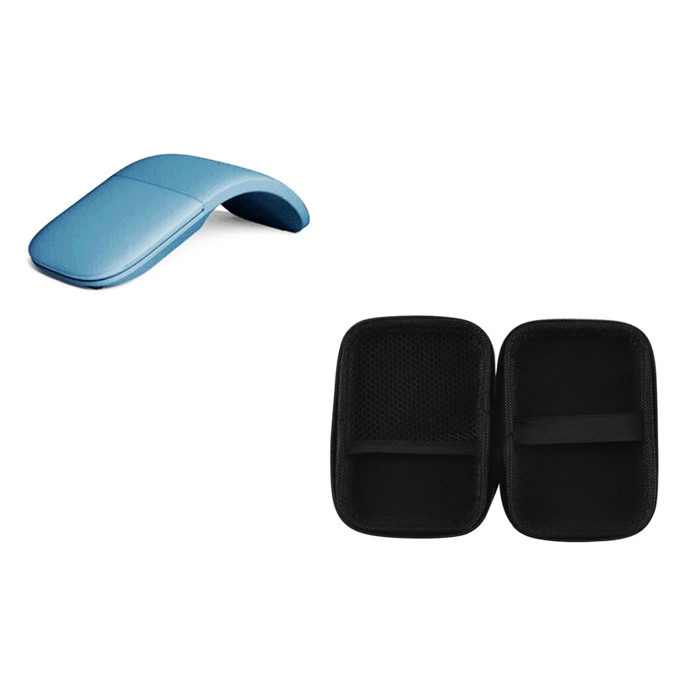 Bluetooth 4.0 Wireless Silent Arc Touch Mouse With Bag Foldable Ultra Thin Gaming Mouse For Microsoft Laptop
