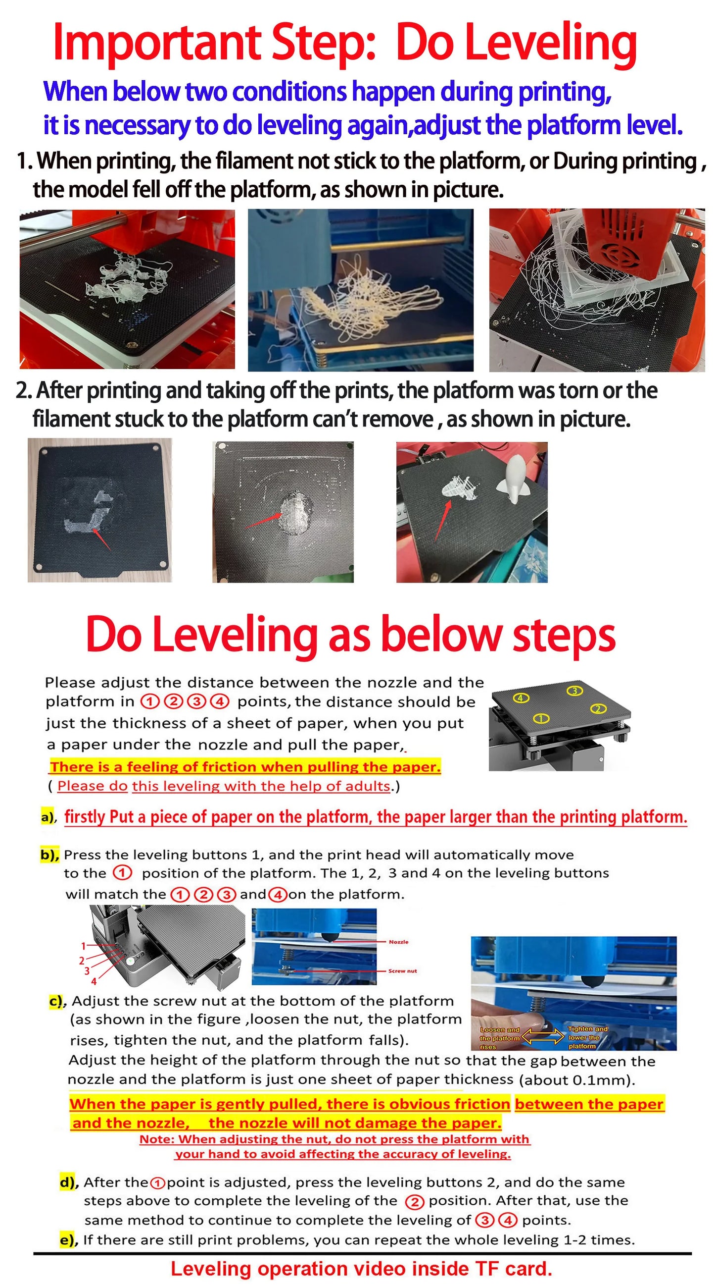 EasyThreed 3D Printer  Entry Level  Compatible with PLA TPU 1.75mm Filament  include Power Adaptor.