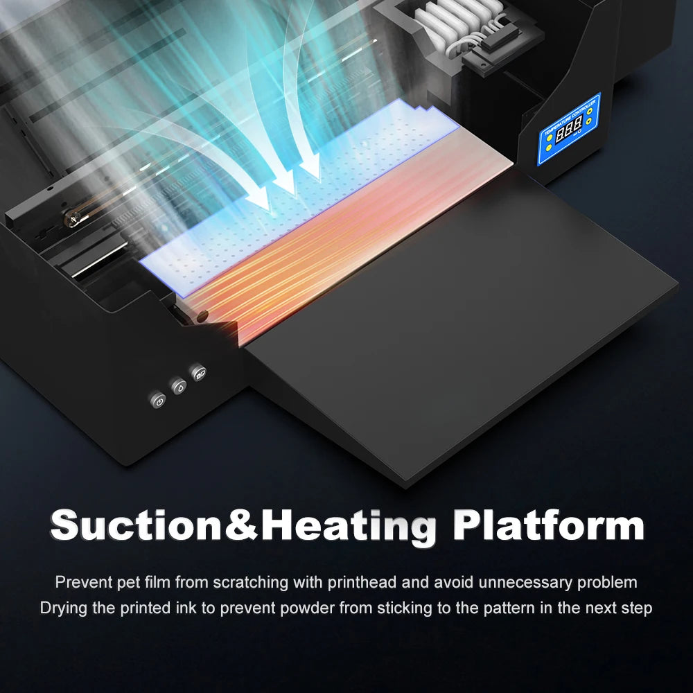 A3 dtf printing machine For Epson R1390 DTF Printer With DTF Curing Oven Directly To Film Transfer T shirt printing Machine A3