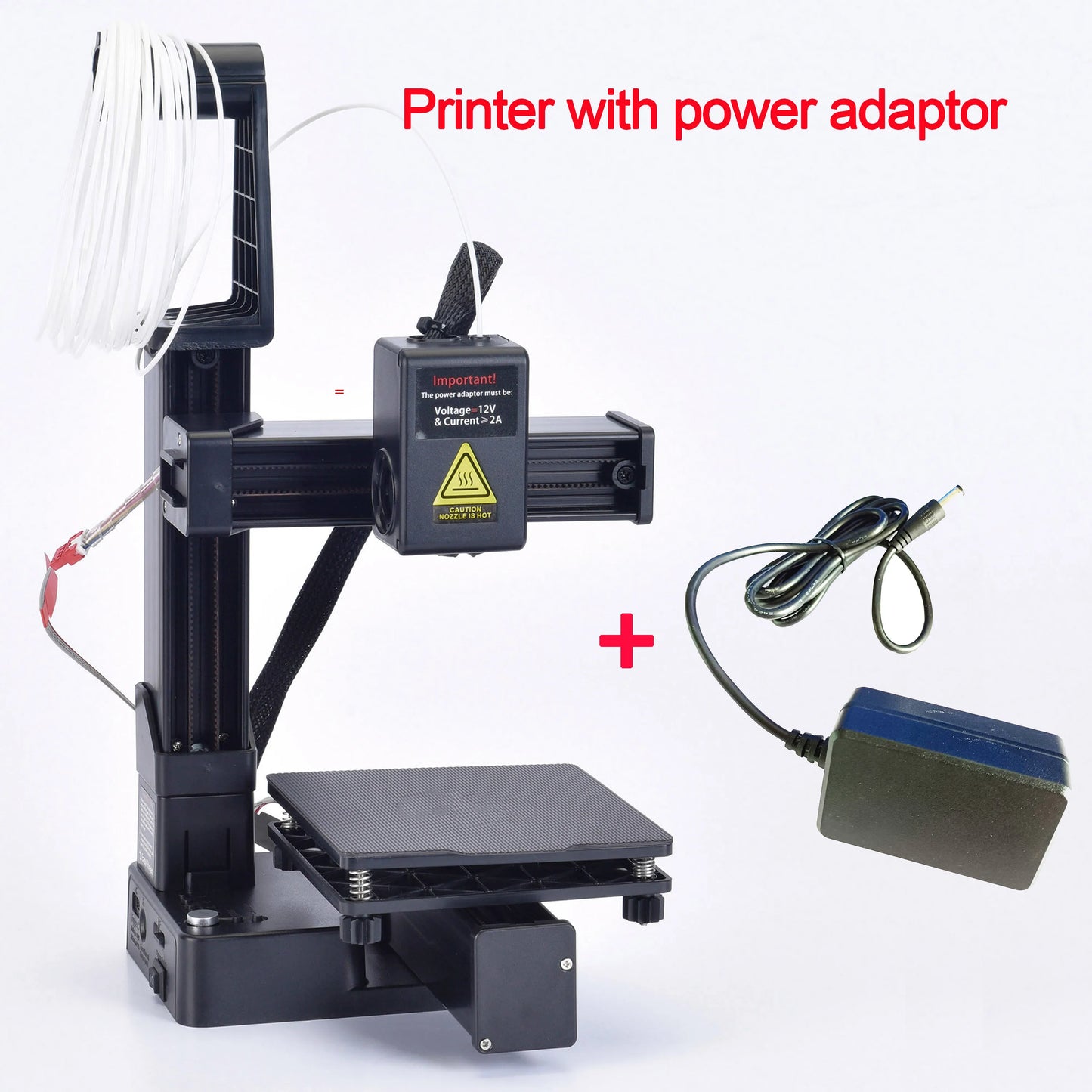 EasyThreed 3D Printer  Entry Level  Compatible with PLA TPU 1.75mm Filament  include Power Adaptor.