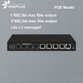 L3 managed Full 10Gbps 8 Ports Network Switch 4*RJ45 and 4*SFP+