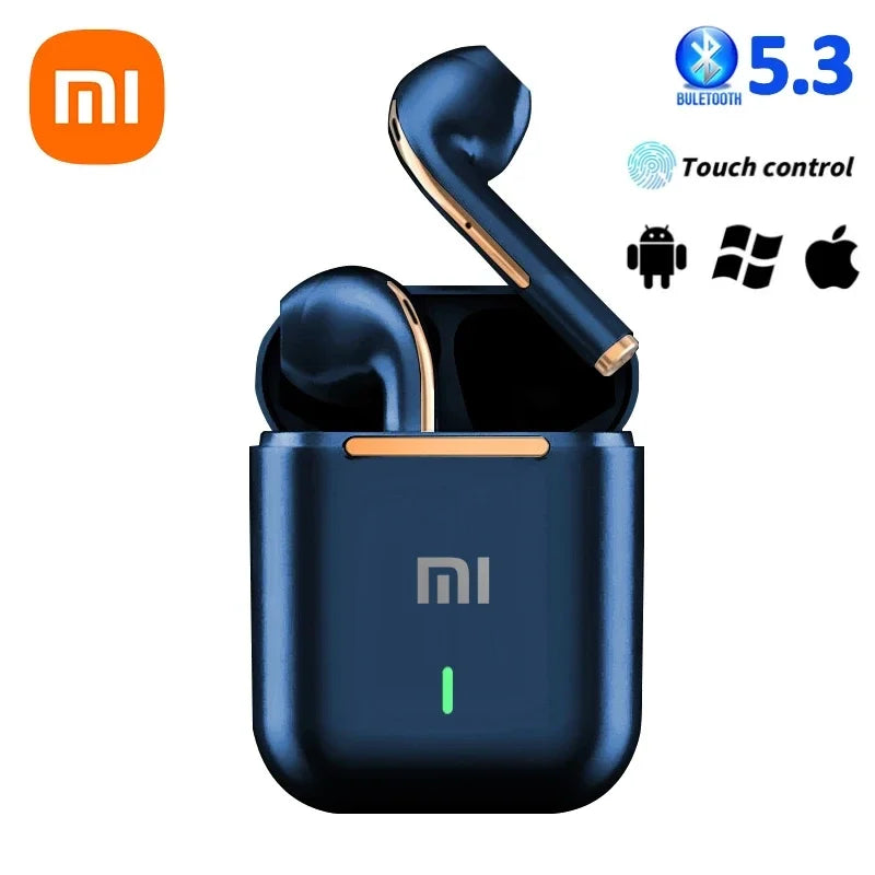 Xiaomi J18 Wireless Bluetooth Earphones HiFI In Ear Stereo Soundtrack Microphone Waterproof Touch Noise Reduction Earphones