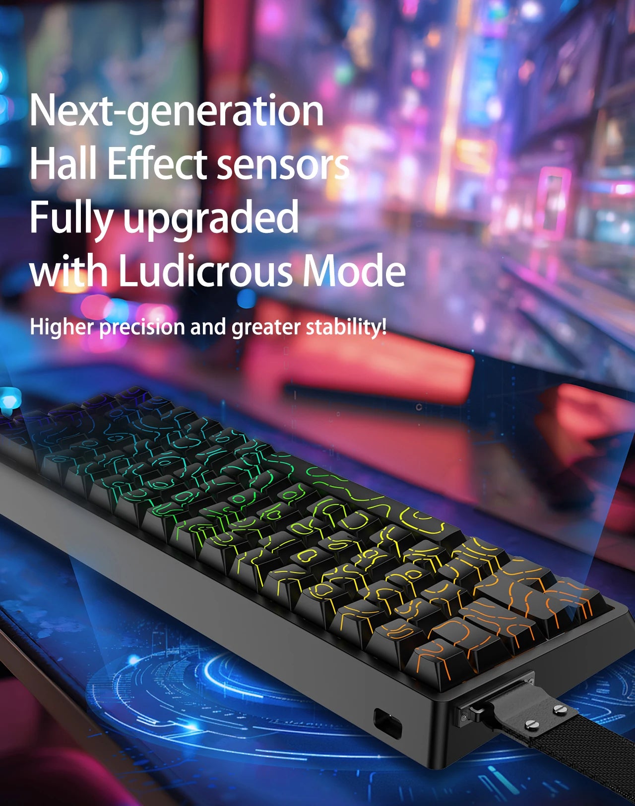 IROK ND63 MAX/ULTRA/ND68 Pro 0.001mm Rapid Trigg 8000HZ SOCD/RS Mechanical Keyboard with magnetic switch Gaming Keyboad 63/68key