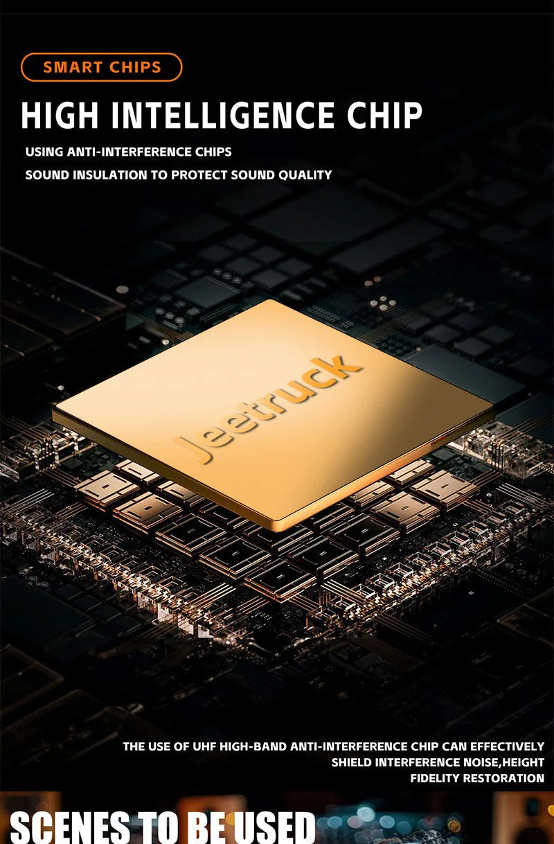 Xiaomi Wireless Microphone 2.4G UHF Fixed Frequency 2 Channels Handheld Micphone For Live Party Karaoke Professional Meeting