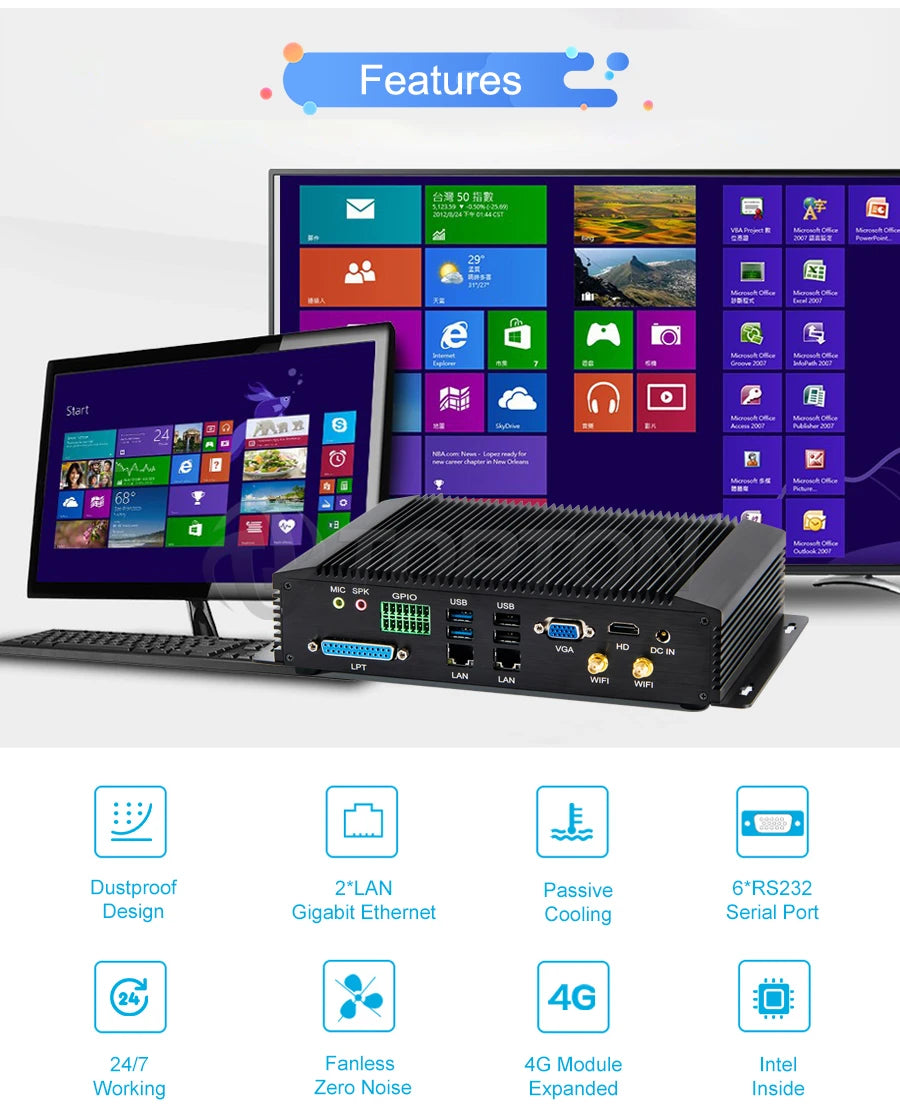 Topton Solid Firewall Computer Intel i3 N305 N100 2x/1x 10G LANs SFP+ 2x2.5G i226-V Mini PC NVMe 2*SATA Proxmox NAS Home Server