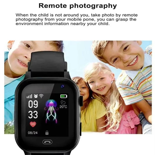 Xiaomi MIJIA Kids 4G Smart Watch Sim Card Call SOS GPS Location Child SmartWatch Camera Waterproof Watch For Boys Girls Present
