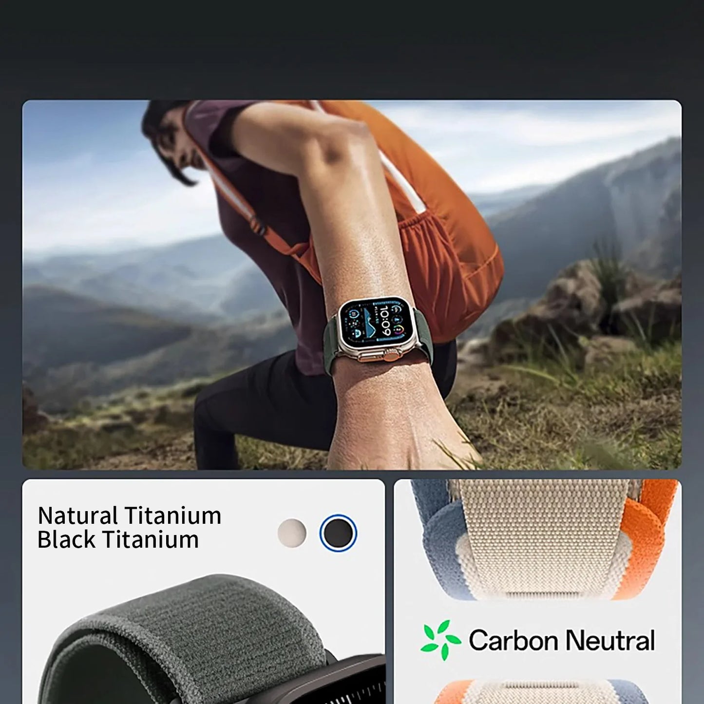 2025 New Suitable for Apple Watch  High Quality Nylon Strap Trail Loop For Watch Series 11 10 9 8 7 SE 3 Ultra 3 2 Band Iwatch