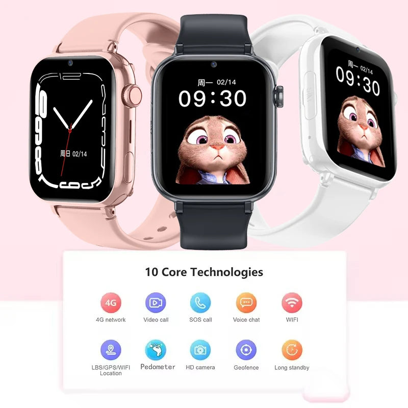 For Xiaomi Kids Smart Watch 5G GPS Location Video Call Sim Card Child Camera Waterproof Upgrade SOS For Boys Girls