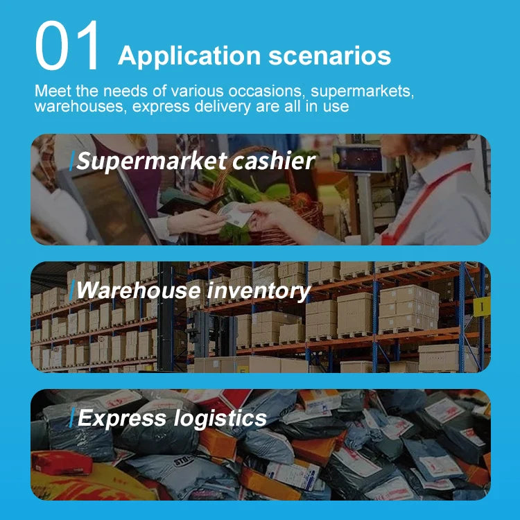 portable scanner barcode scanner 1D 2D QR 2.4G Bluetooth Wireless scanner documents negative scanner barcode BOLAND scanner