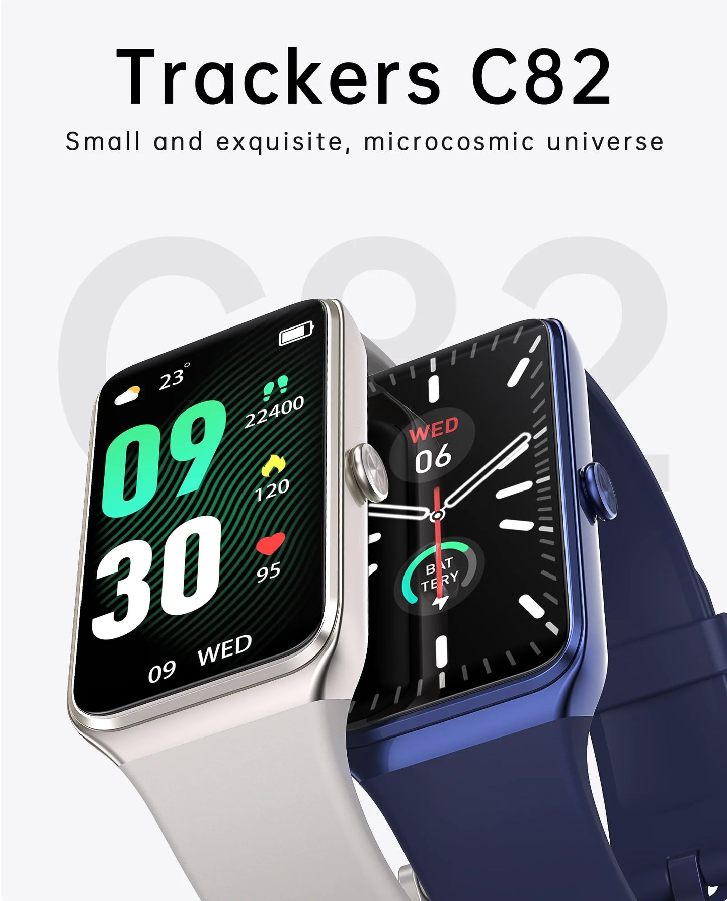 LIGE New 1.47” HD Smart Watch Women's Sports Fitness Bracelet Thermometer Health Monitor Waterproof Women Smartwatch for Xiaomi