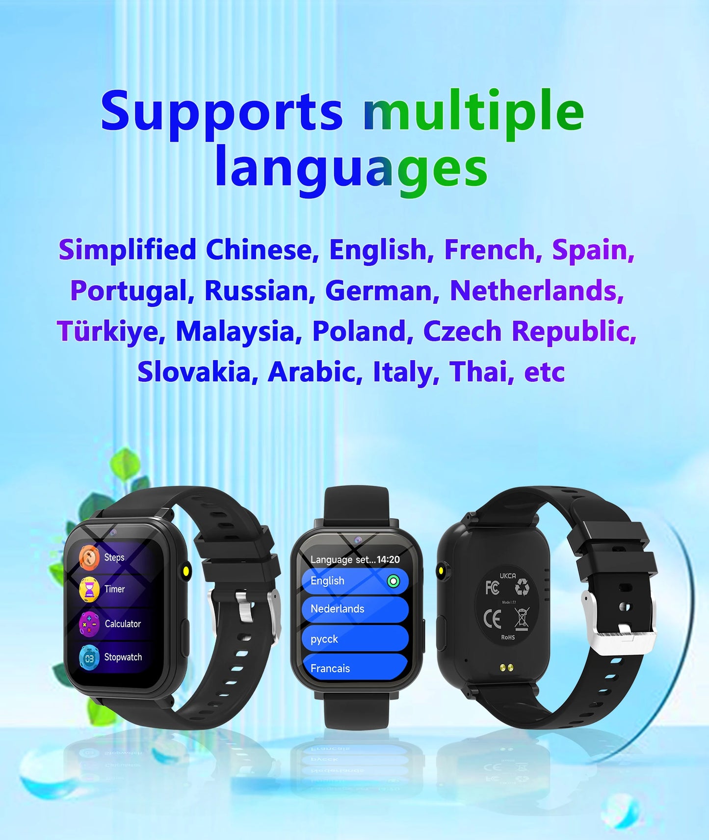 Kids Games Smart Watch 18 Games Camera Waterproof Flashlight Sleep Monitoring Step Counter Boy Girl Children Smartwatch Gifts