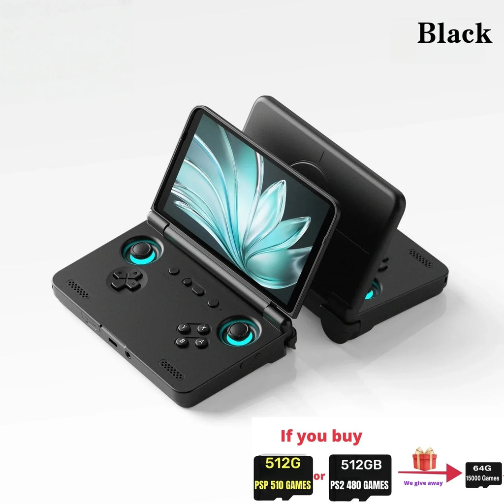 Retroid Pocket Flip2 Retro Handheld Game Console Android13 5.5 Inch AMOLED Touch Screen Video Player Wifi Bluetooth PSP PS2 Gift