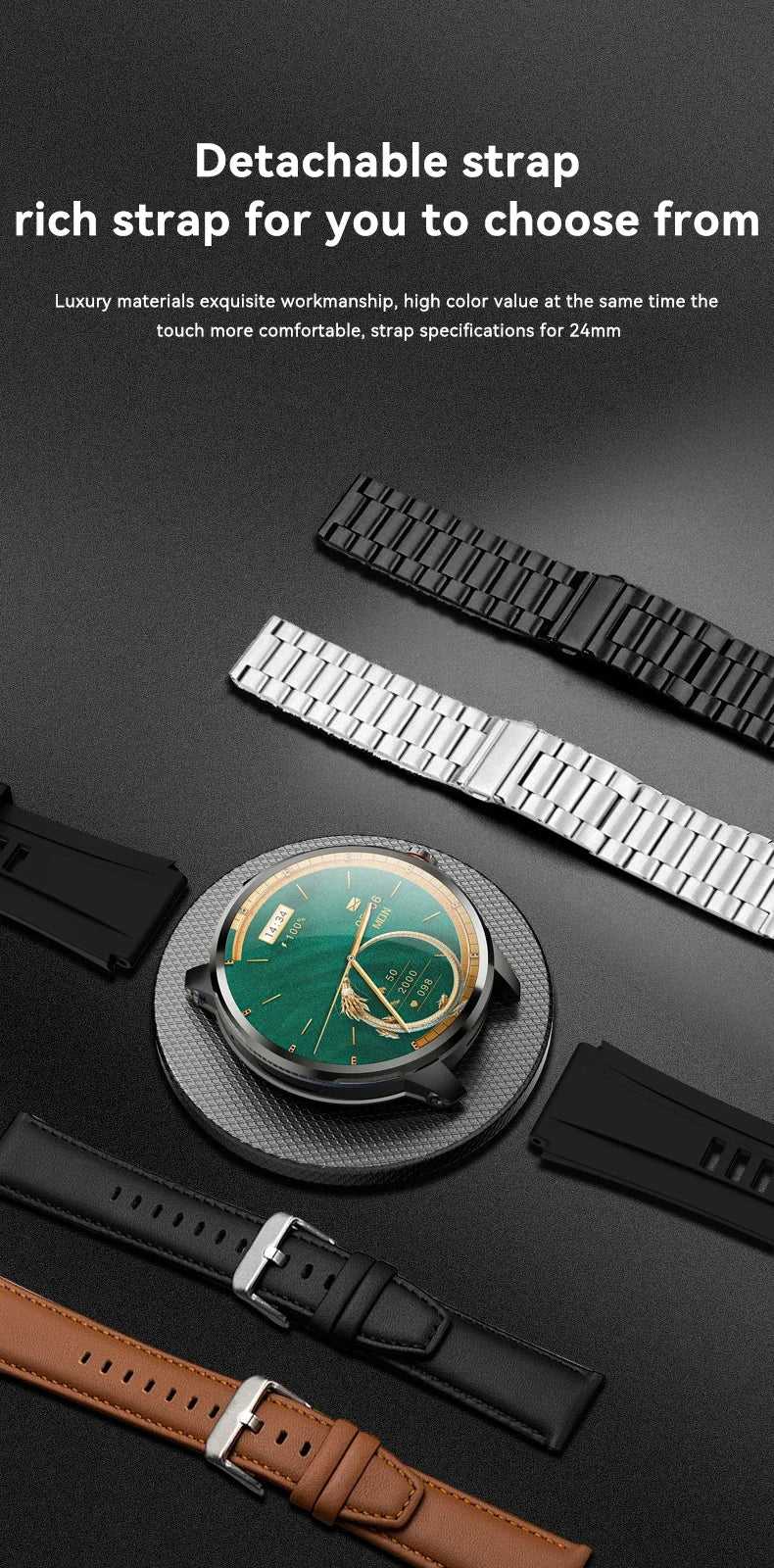 5G/4G Full Network Smart Watch 1.95 inch 720*720 Big Screen HD 8GB+128GB RAM Video Call Smartwatch Google Play WIFI GPS Sim Card