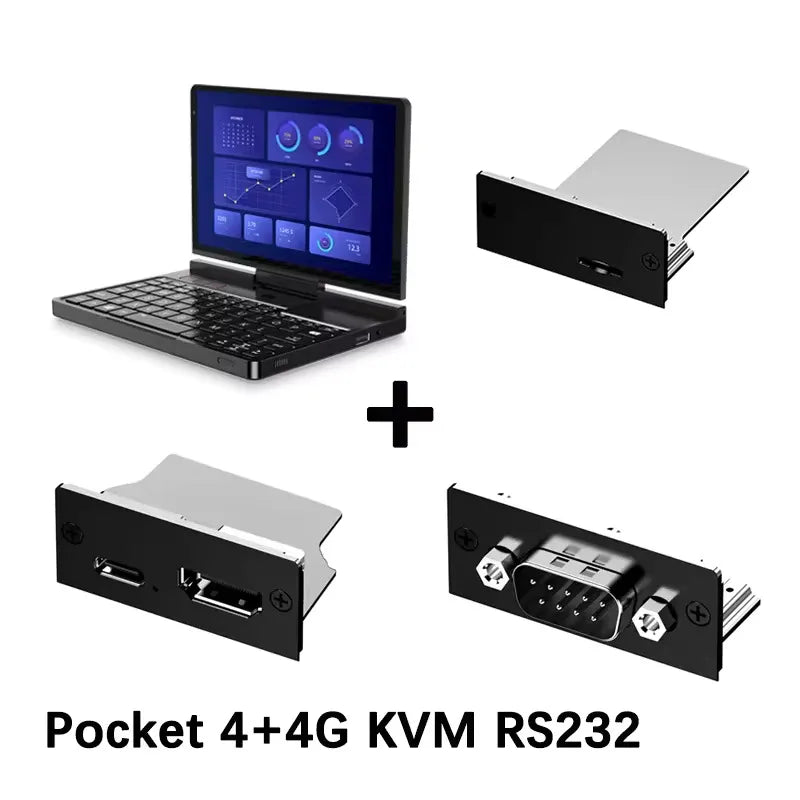 GPD Pocket 4 RAM 16GB 32GB 64G Memory 1TB 2TB SSD Hard Disk  Laptop Notebook Mini PC Portable Gaming Computer